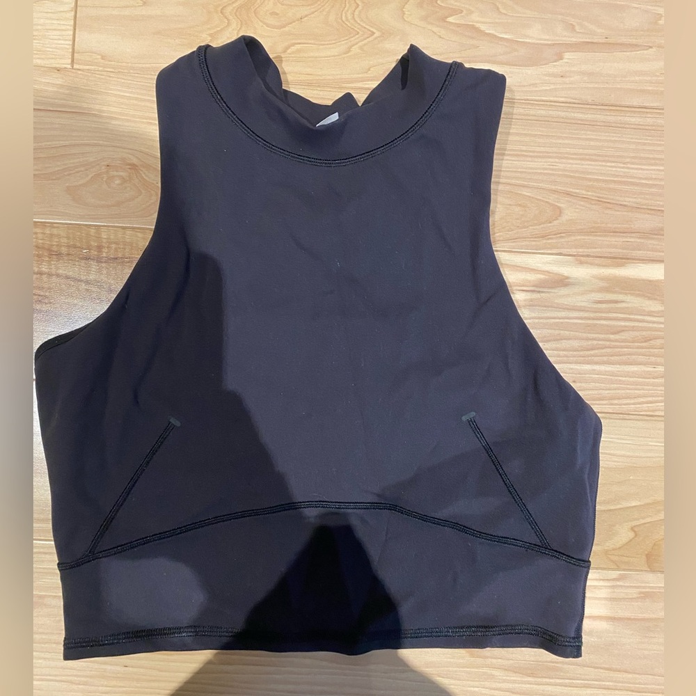 Lulu lemon cropped high neck tank